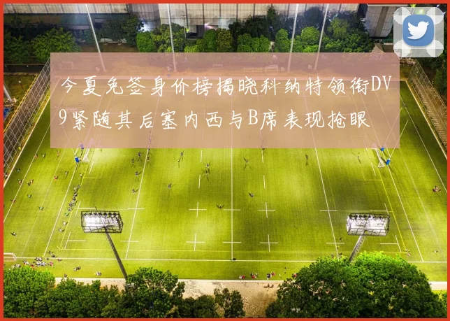 今夏免签身价榜揭晓科纳特领衔DV9紧随其后塞内西与B席表现抢眼